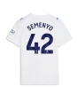 Ženske Nogometnih dresov Manchester City Antoine Semenyo #42 Tretji 2026-27 Kratki rokavi Ženske Nogometnih dresov Manchester City Antoine Semenyo #42 Tretji 2026-27 Kratki rokavi